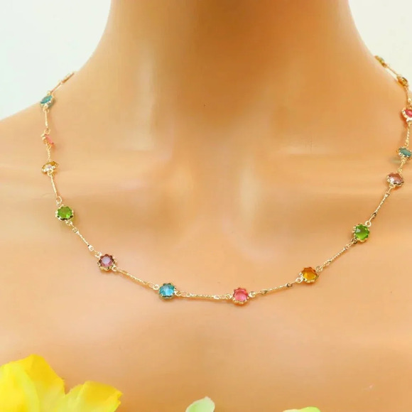 Minimalist Necklace, Sleek & Modern Design, Women’s Fashion, YC110470-N - Picture 2 of 10